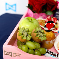 Pink Bliss Brunch – Bandeja Gourmet Floral Edición Limitada RD 7,700